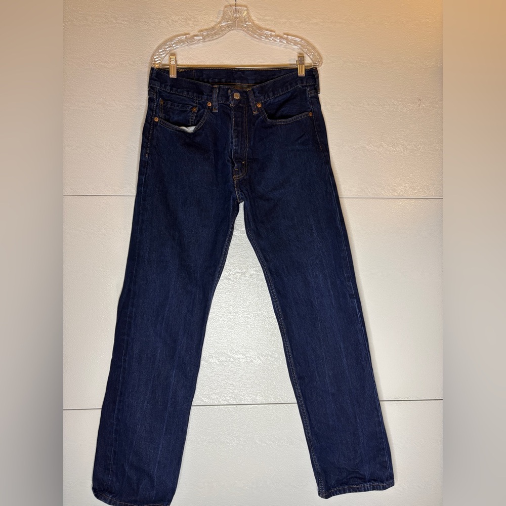 Levi's 505 Dark Blue‎ Straight Jeans